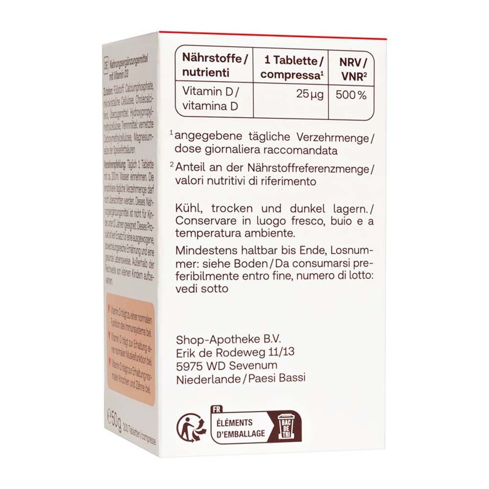 Redcare Vitamin D3 1000 I.E.