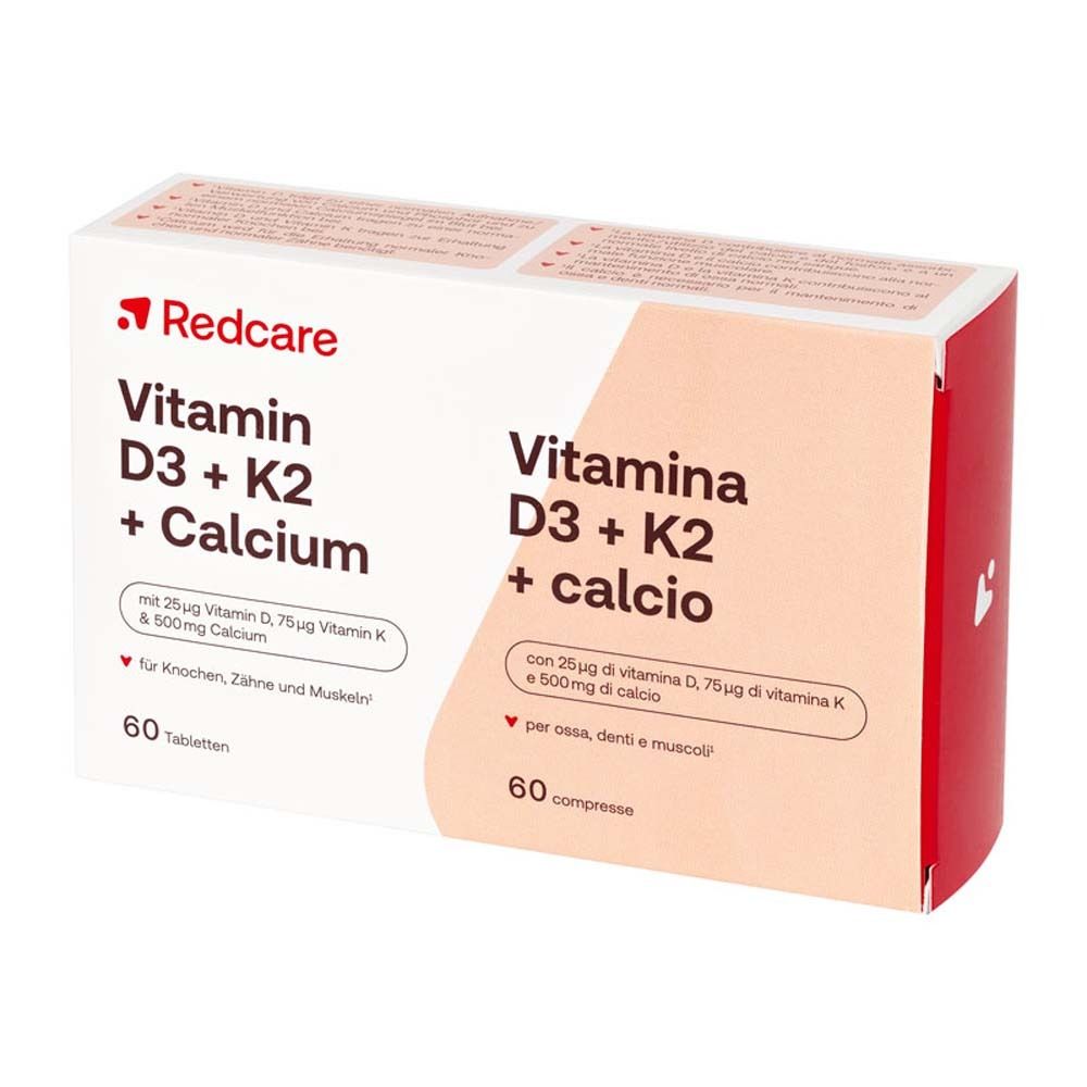 Redcare Vitamin D3, K2 und Calcium