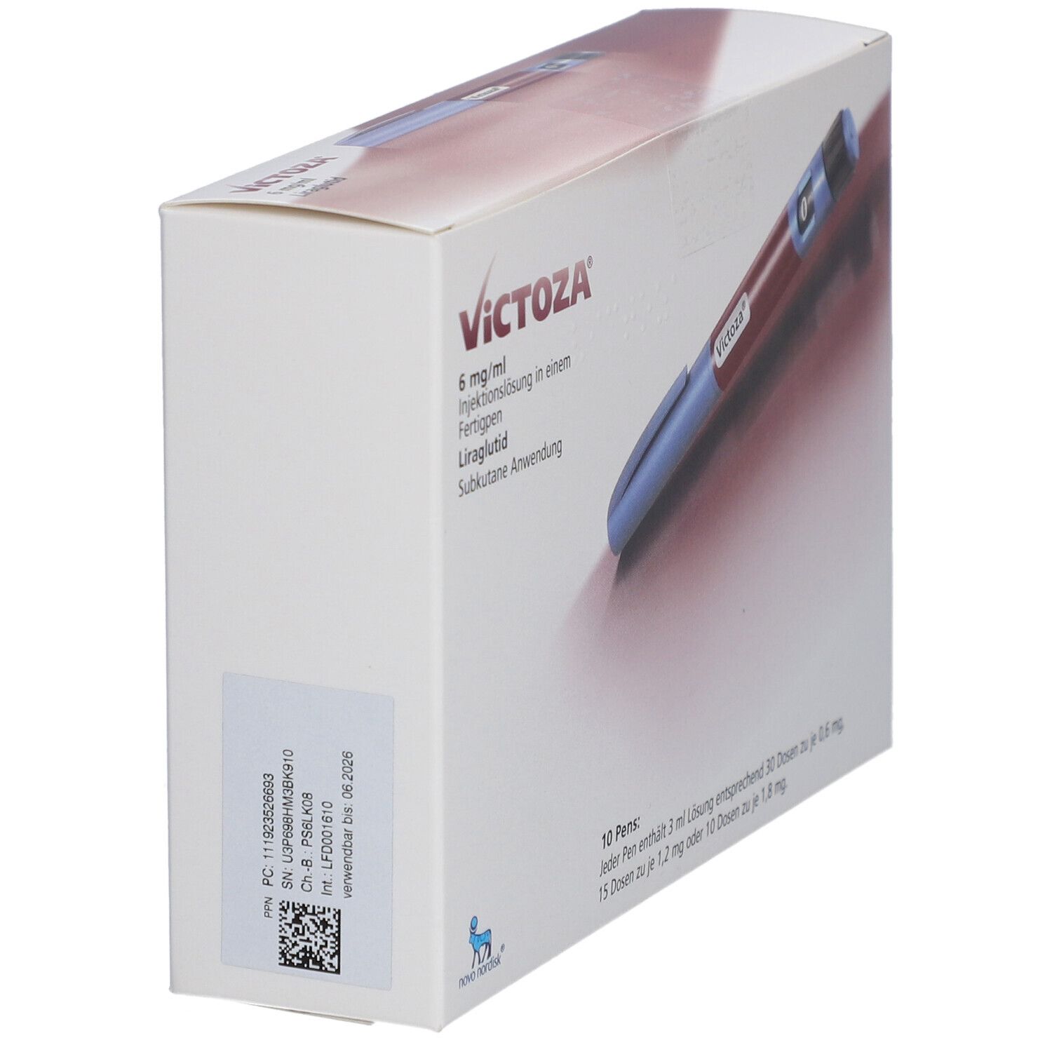VICTOZA 6 mg/ml Injektionslsg.i.e.Fertigpen