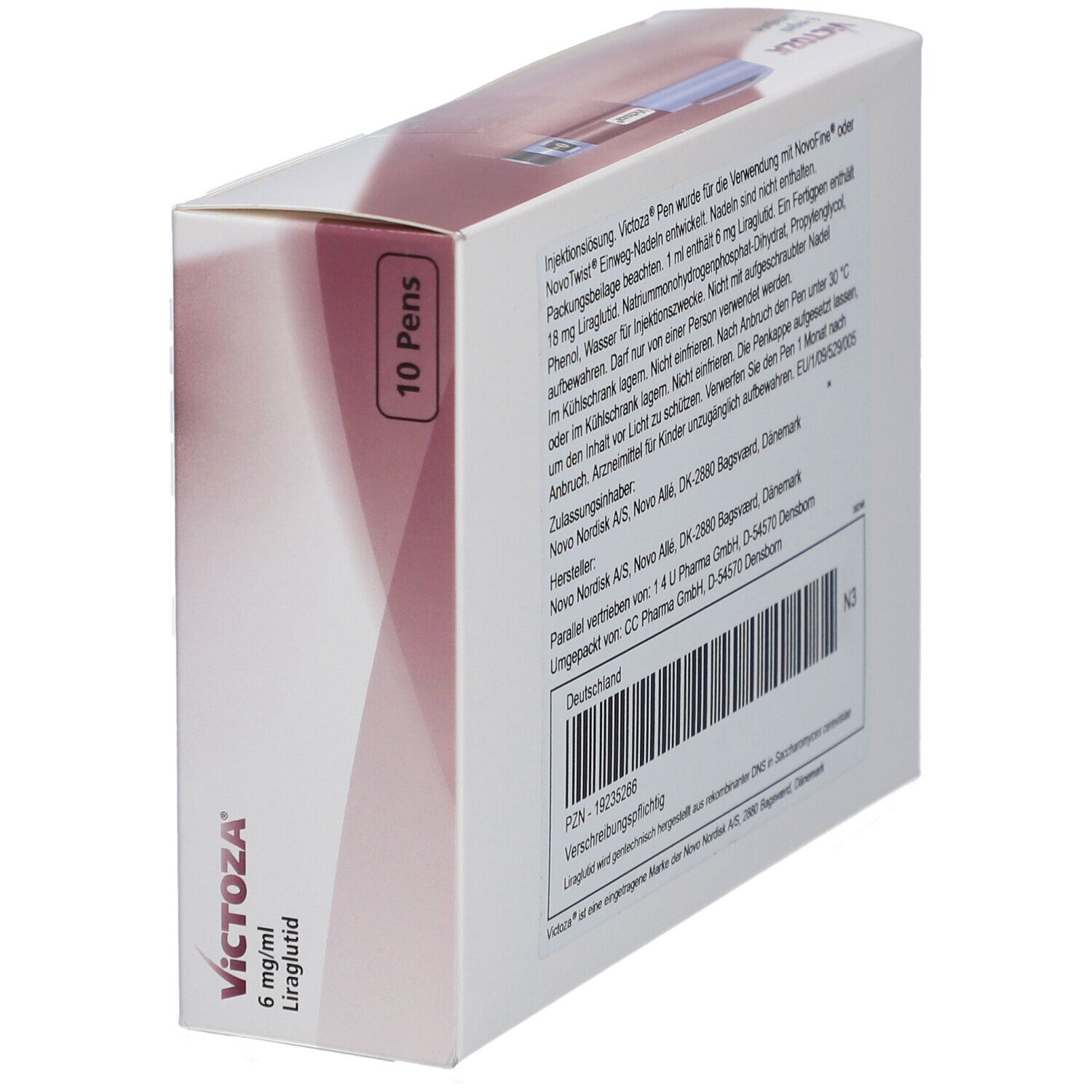VICTOZA 6 mg/ml Injektionslsg.i.e.Fertigpen