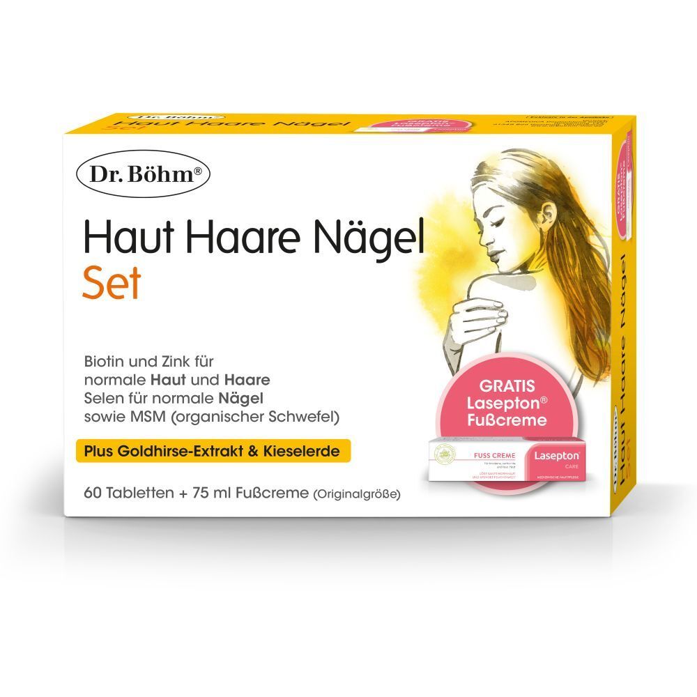 Dr.böhm Haut Haare Nägel + Fußcreme Lasepton Set