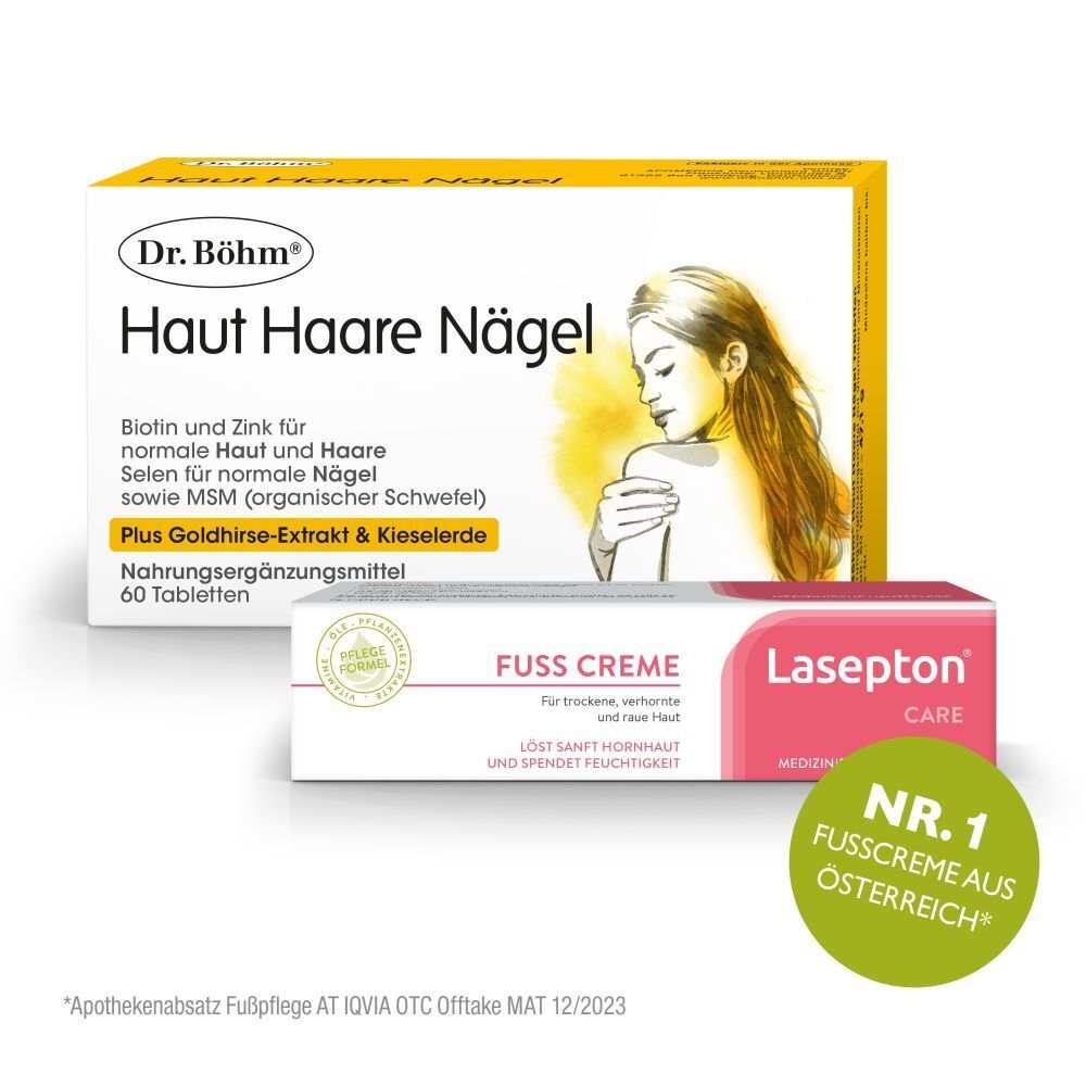 DR.BÖHM Haut Haare Nägel + Fußcreme Lasepton Set