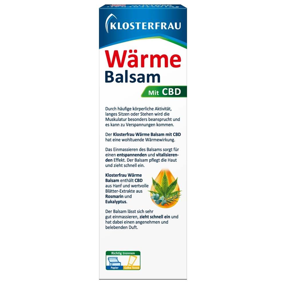 Klosterfrau Wärme Balsam mit CBD
