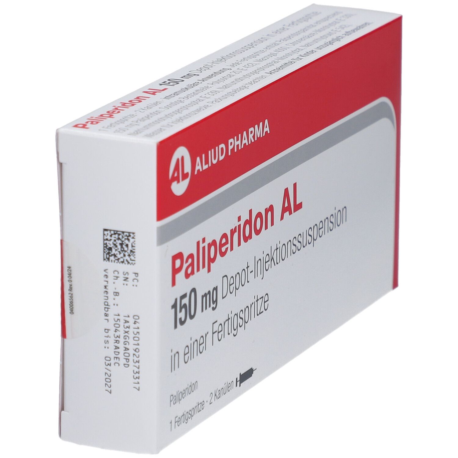 PALIPERIDON AL 150 mg Depot-Injektionssusp.i.e.FS