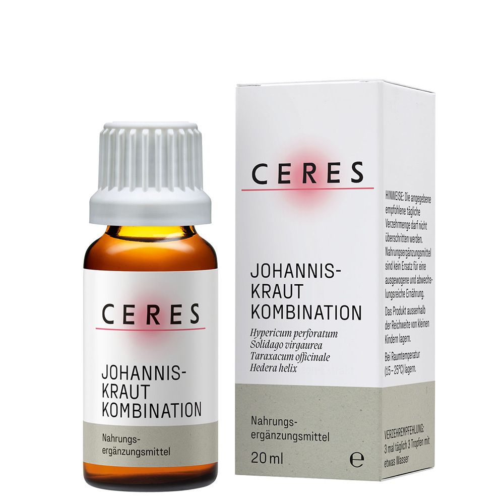 Ceres Johanniskraut Hypericum Kombination Tropfen 20 ml