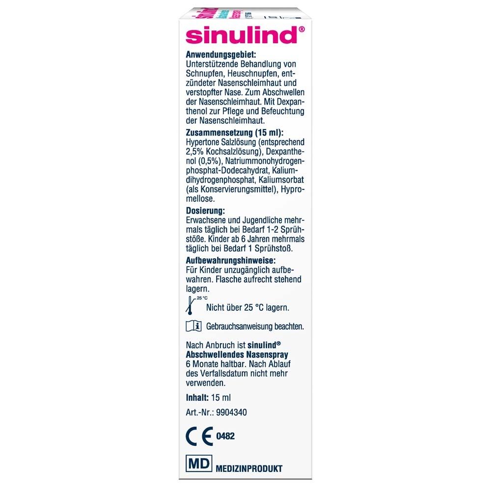 sinulind® Abschwellendes Nasenspray