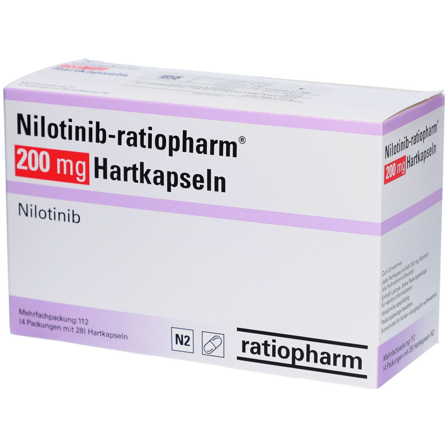 NILOTINIB-ratiopharm 200 mg Hartkapseln