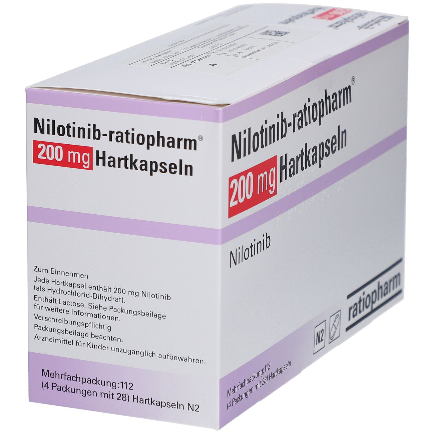 NILOTINIB-ratiopharm 200 mg Hartkapseln