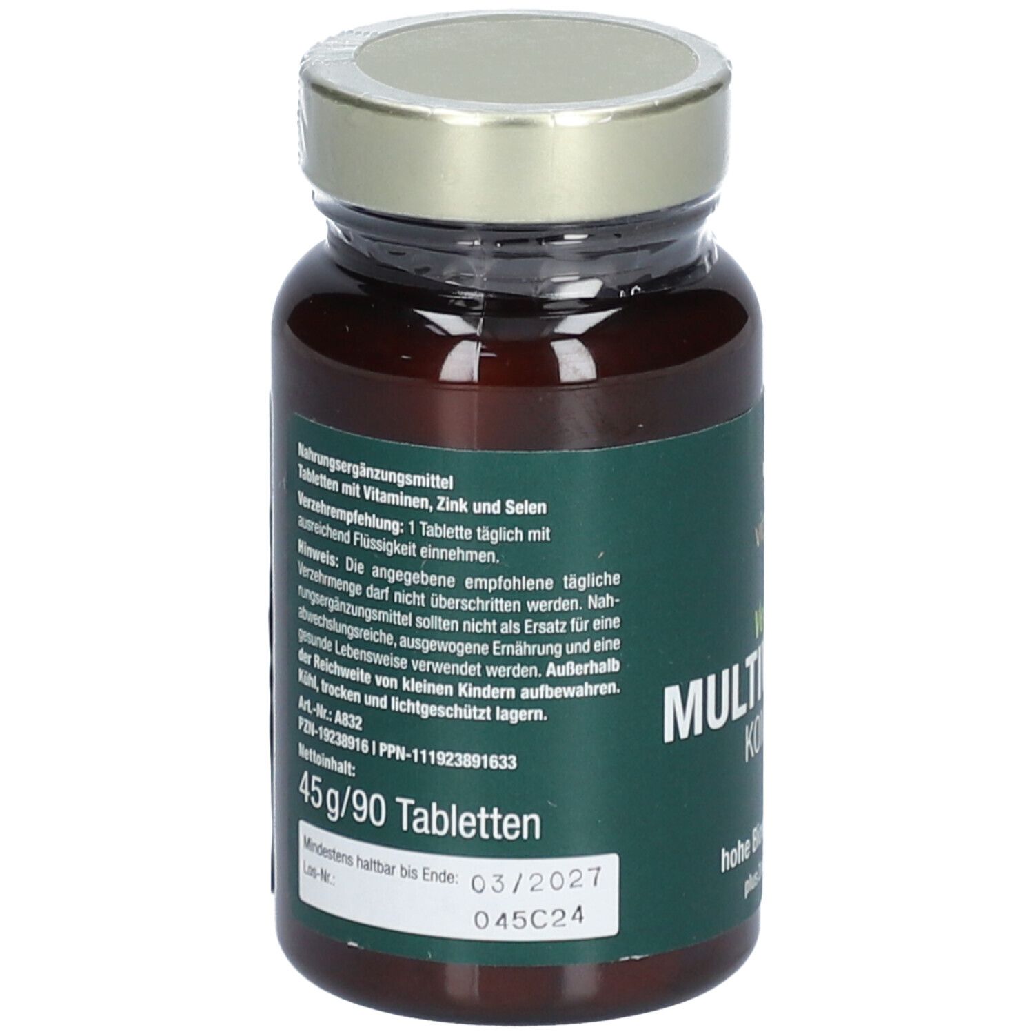 Multivitamin Komplex Tabletten 90 St