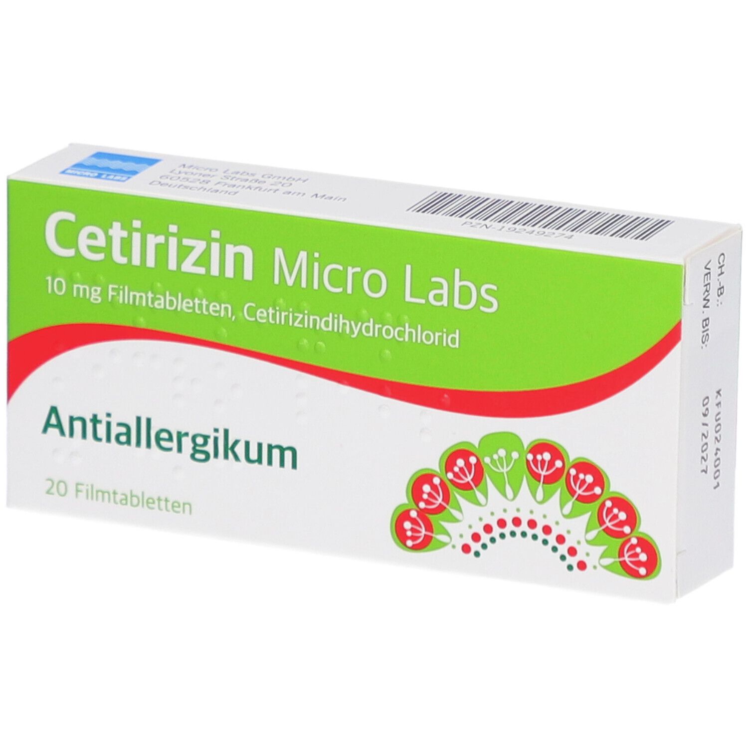 Micro Labs® Cetirizin 10 mg Filmtabletten