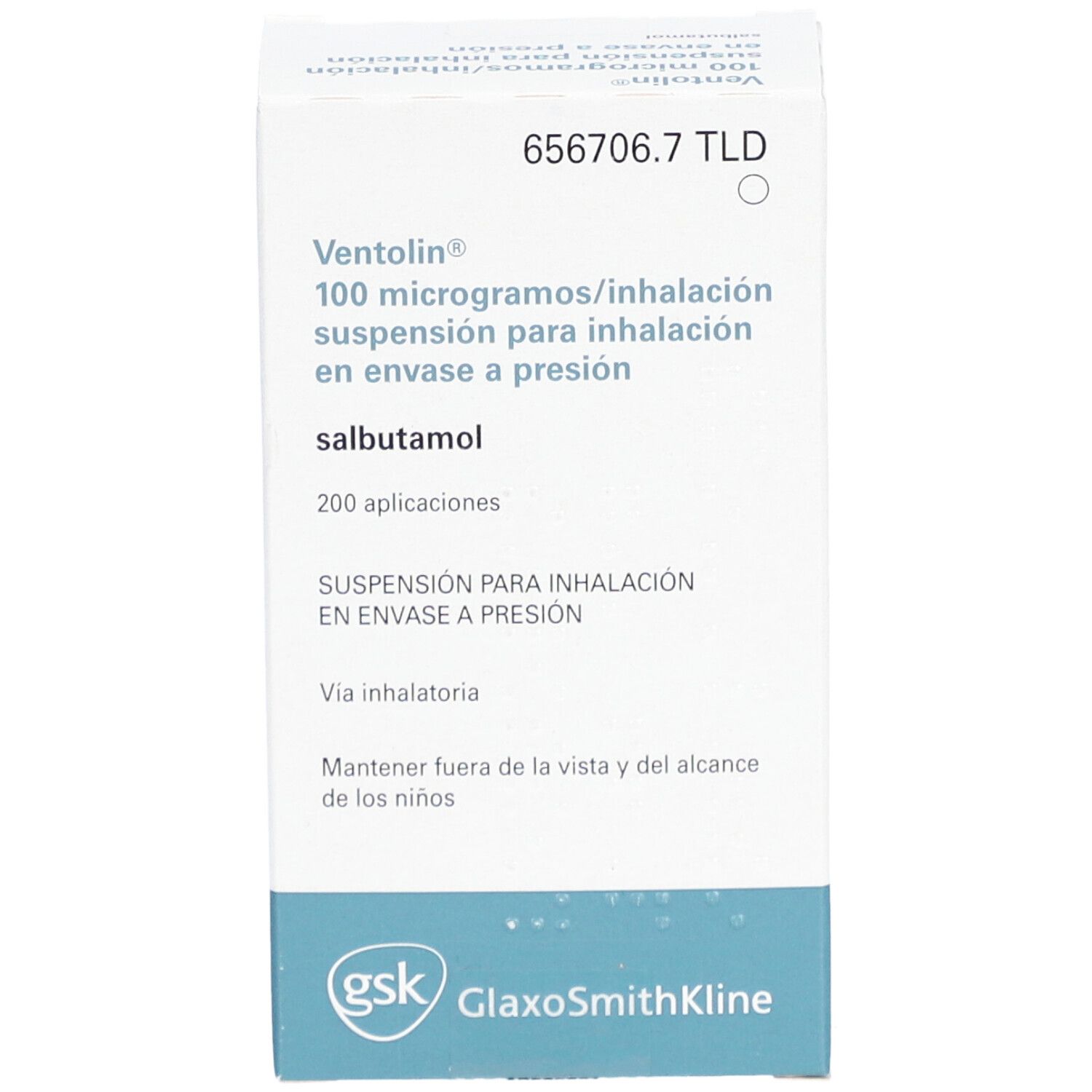 VENTOLIN 100 µg/Dosis Dosieraerosol 200 Hub ES