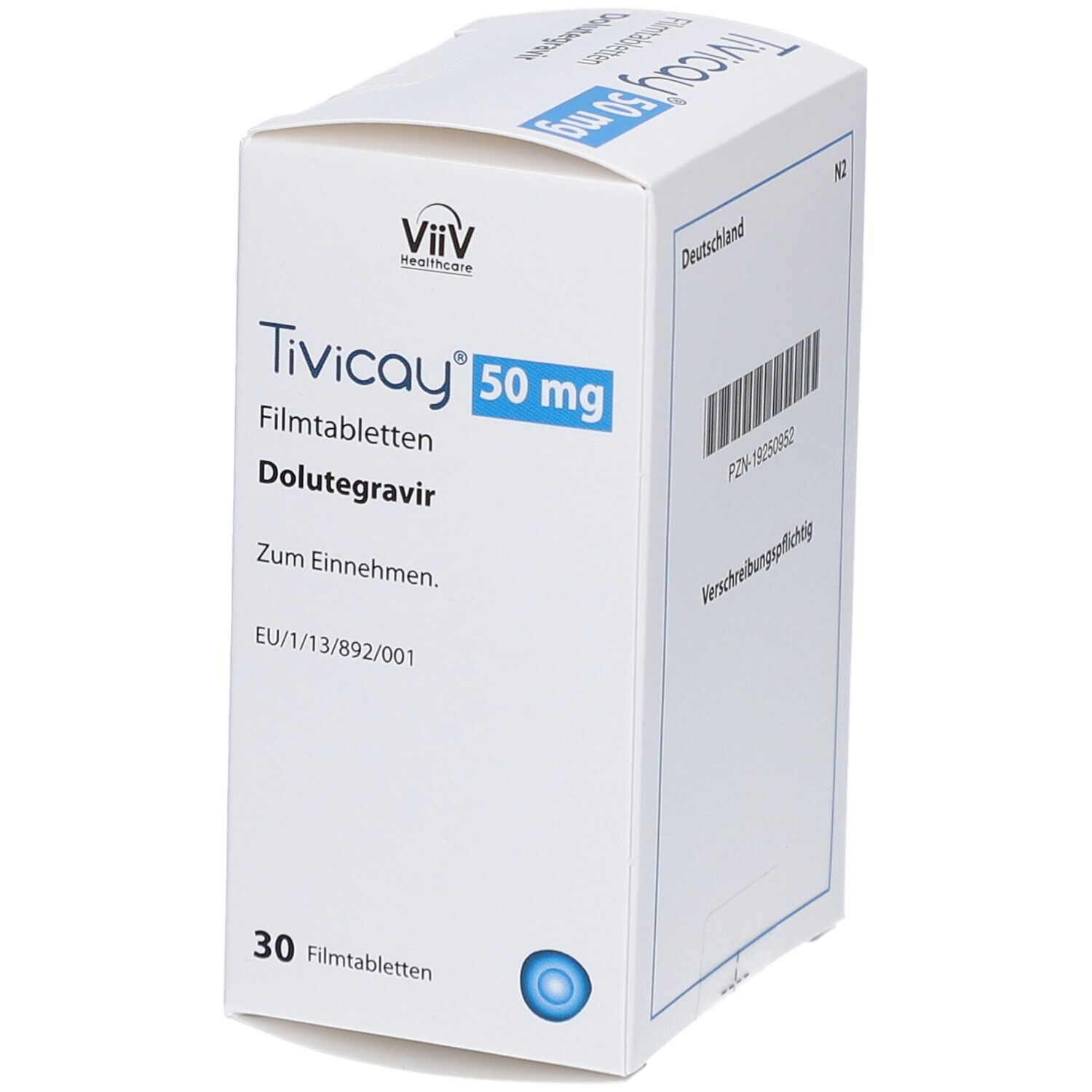TIVICAY 50 mg Filmtabletten