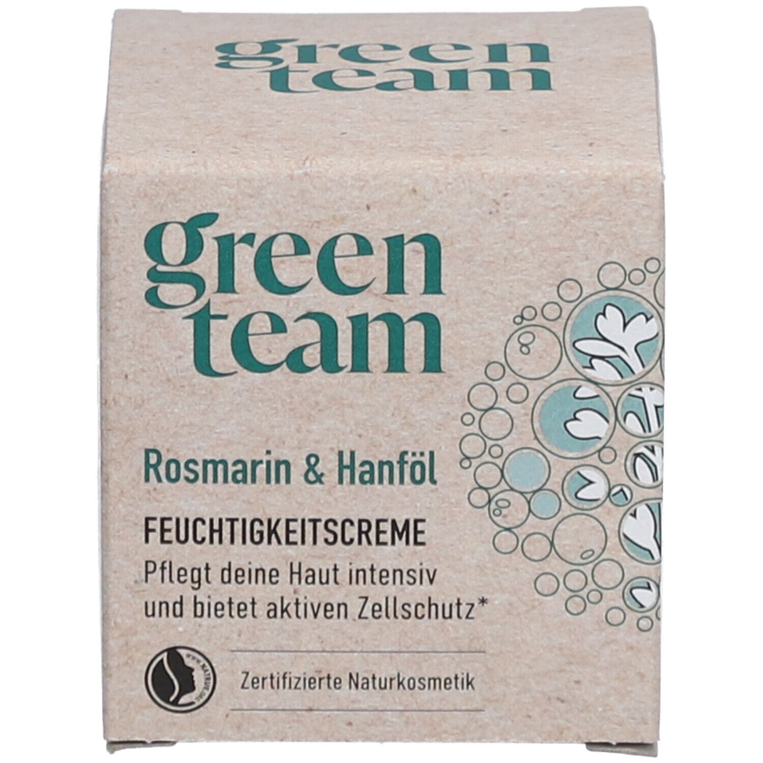 green team Rosmarin & Hanföl Feuchtigkeitscreme