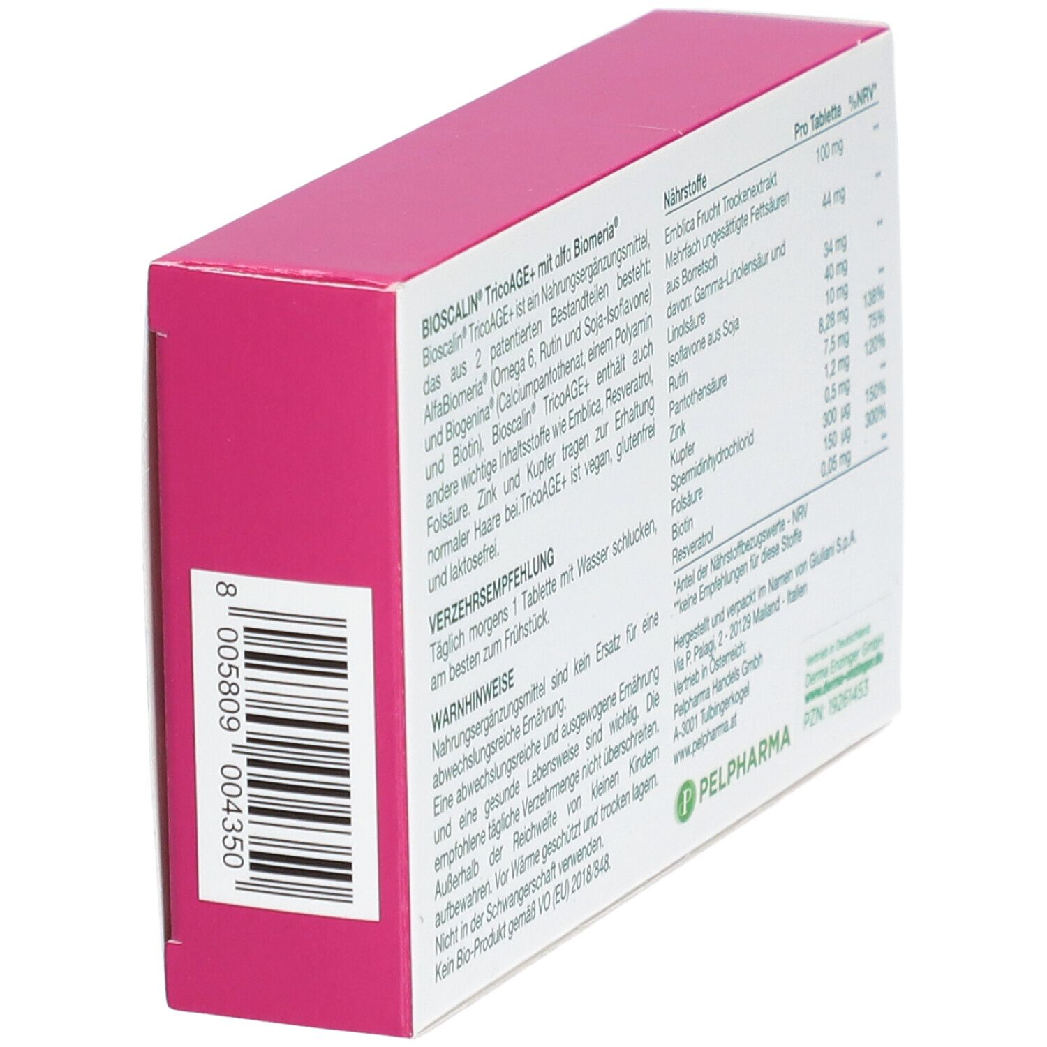 BIOSCALIN® TricoAGE+ mit alfa Biomeria®
