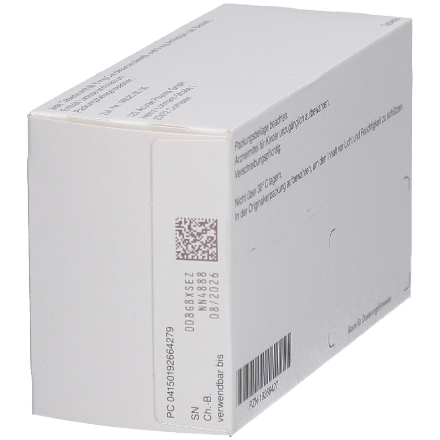 CANDESARTAN/Amlodipin 123 Acurae Pharma 8 mg/5 mg