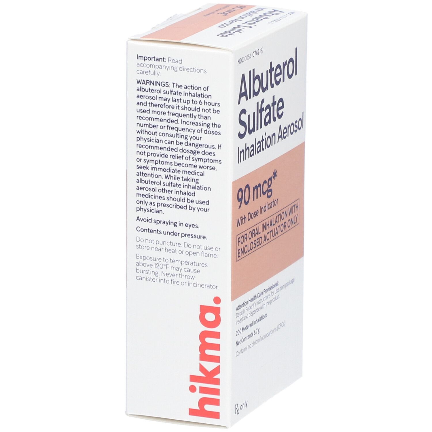 ALBUTEROL Sulfate Inh.Aerosol Hikma 200 Hub USA