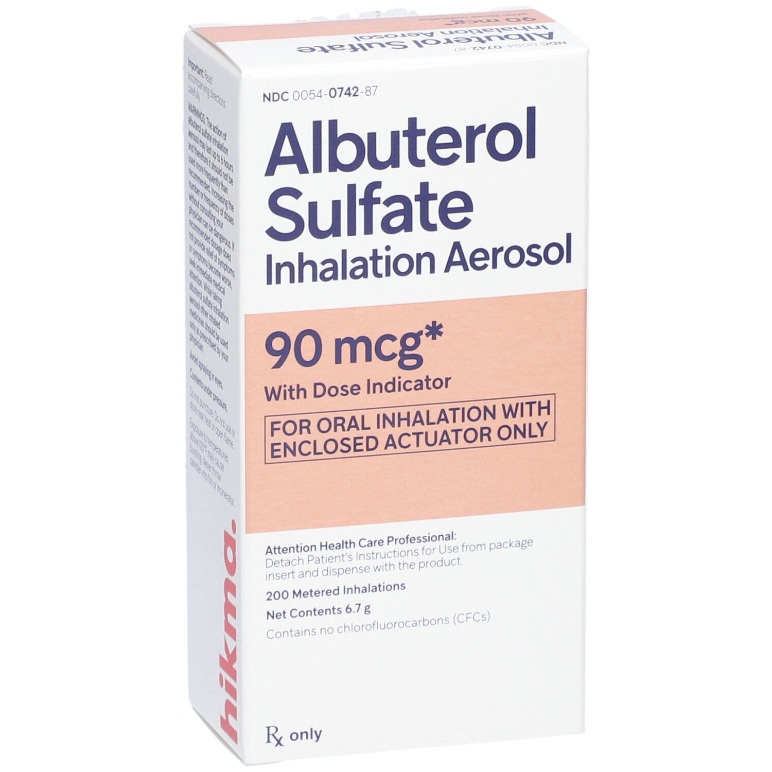 ALBUTEROL Sulfate Inh.Aerosol Hikma 200 Hub USA