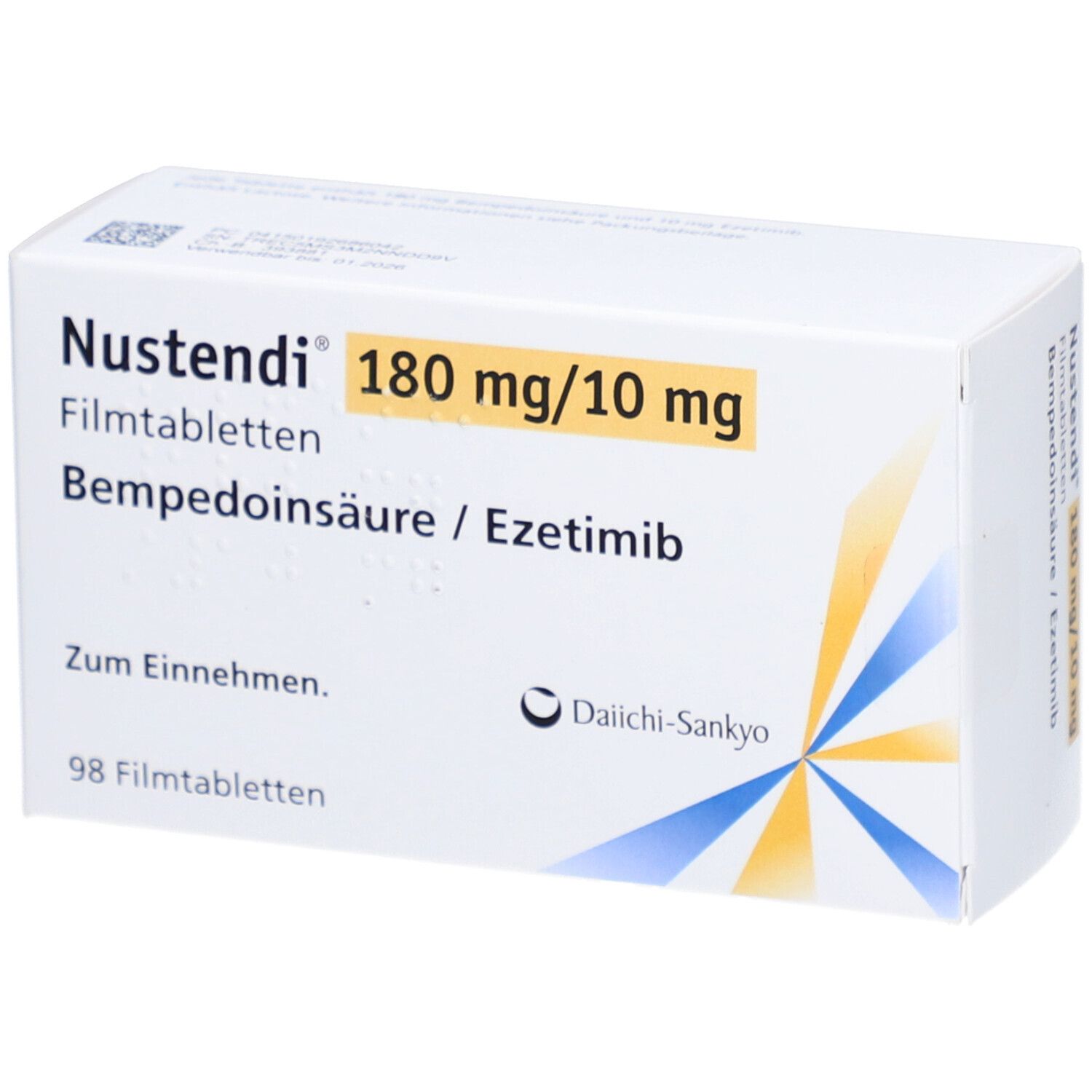 NUSTENDI 180 mg/10 mg Filmtabletten
