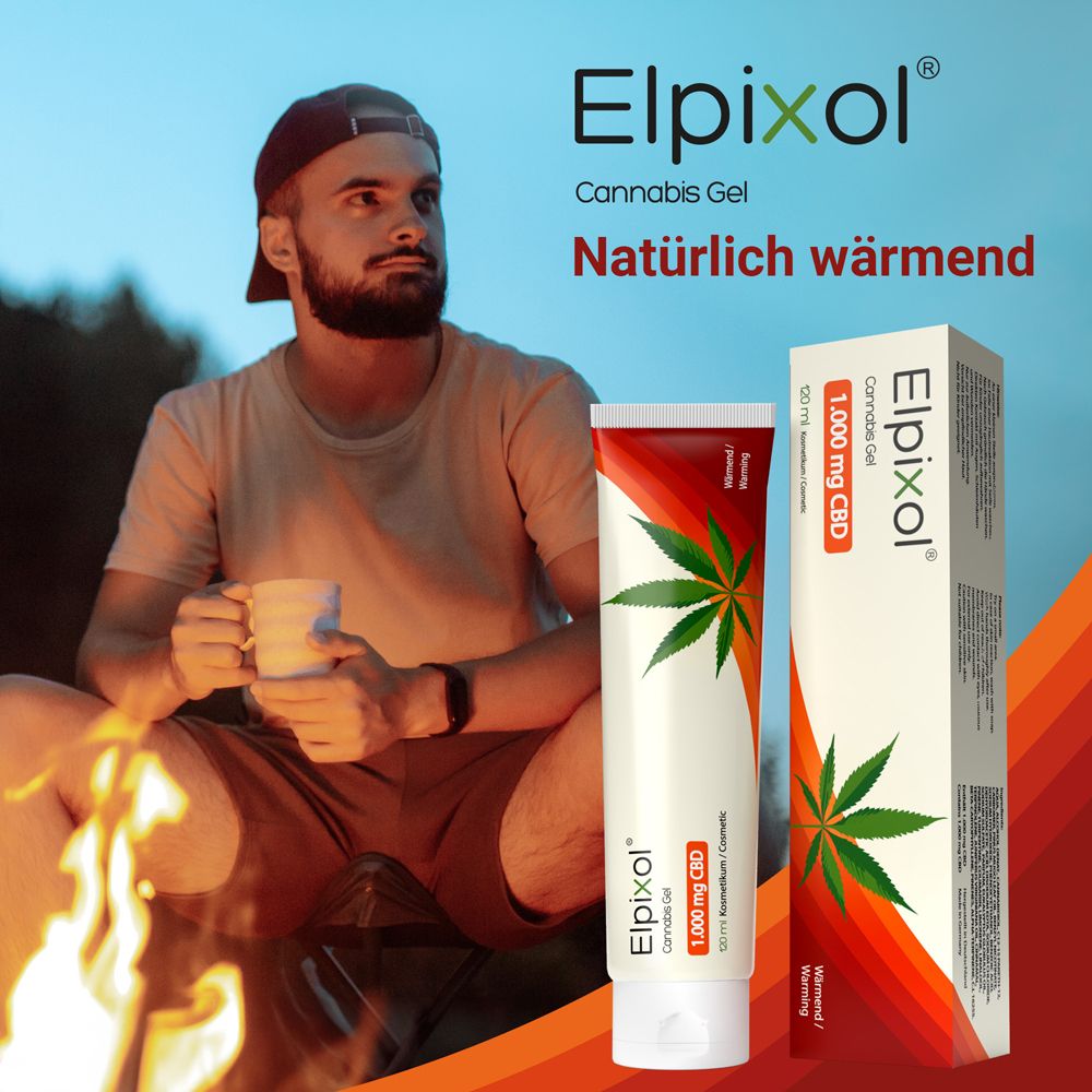 ELPIXOL® Cannabis Gel mit 1.000 mg CBD – Wärmesalbe