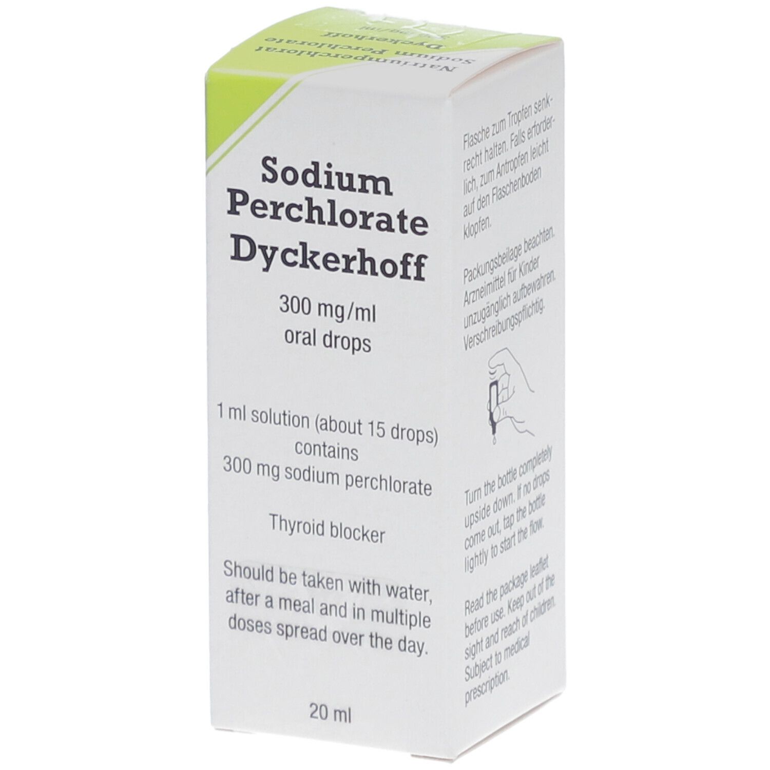 NATRIUMPERCHLORAT Dyckerhoff 300 mg/ml Tro.z.Einn.