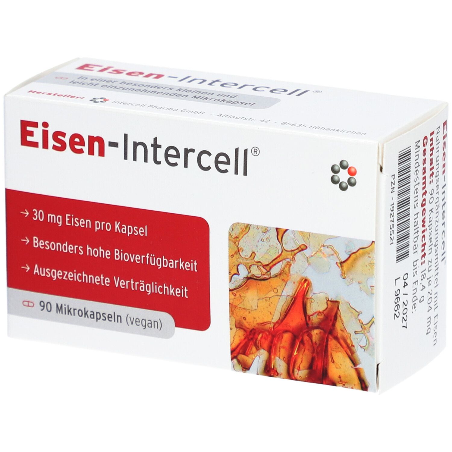 Eisen-Intercell magensaftresistente Kapseln – Für Eisenversorgung und Magenverträglichkeit