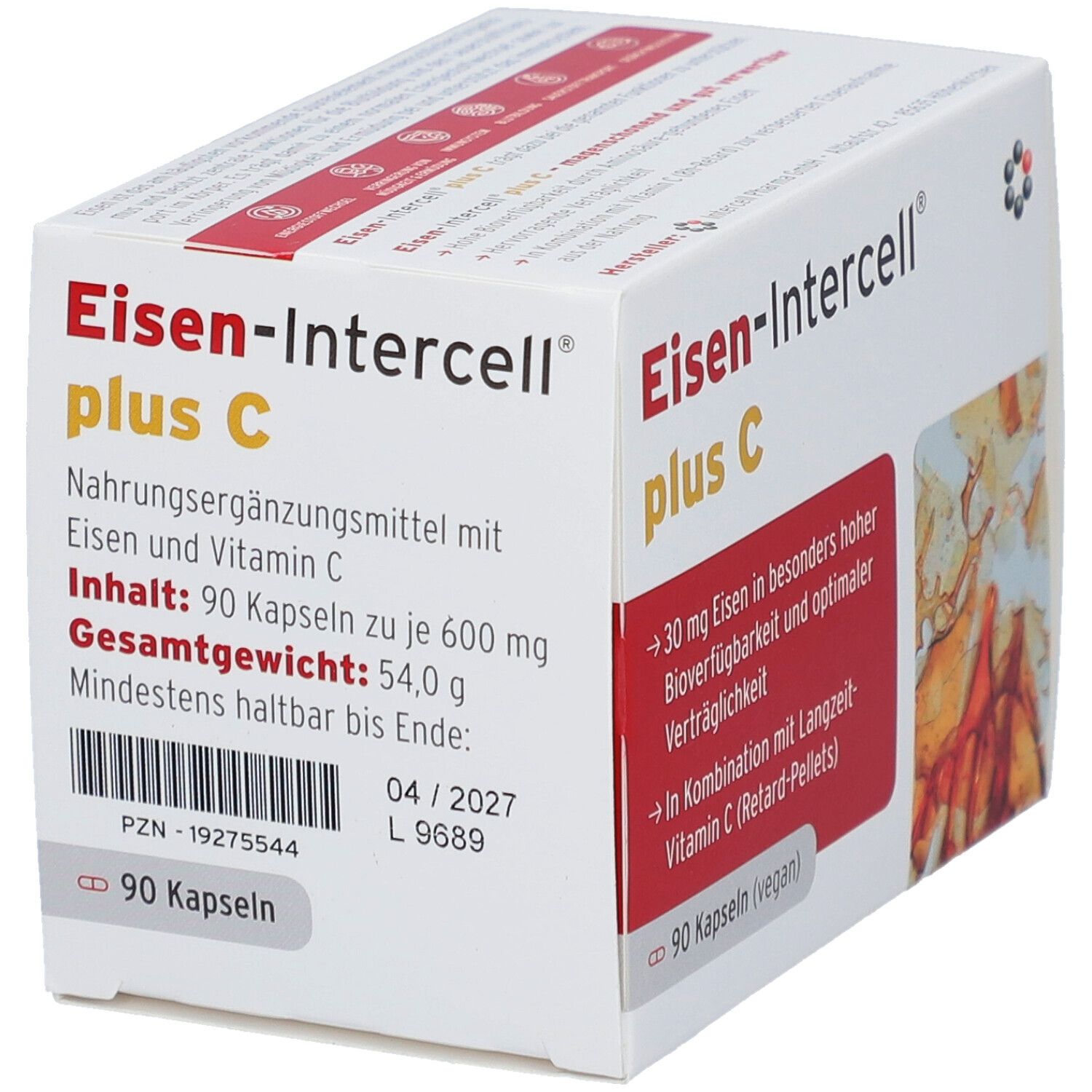 Eisen-Intercell plus C magensaftresistente Kapseln 90 St magensaftresistent