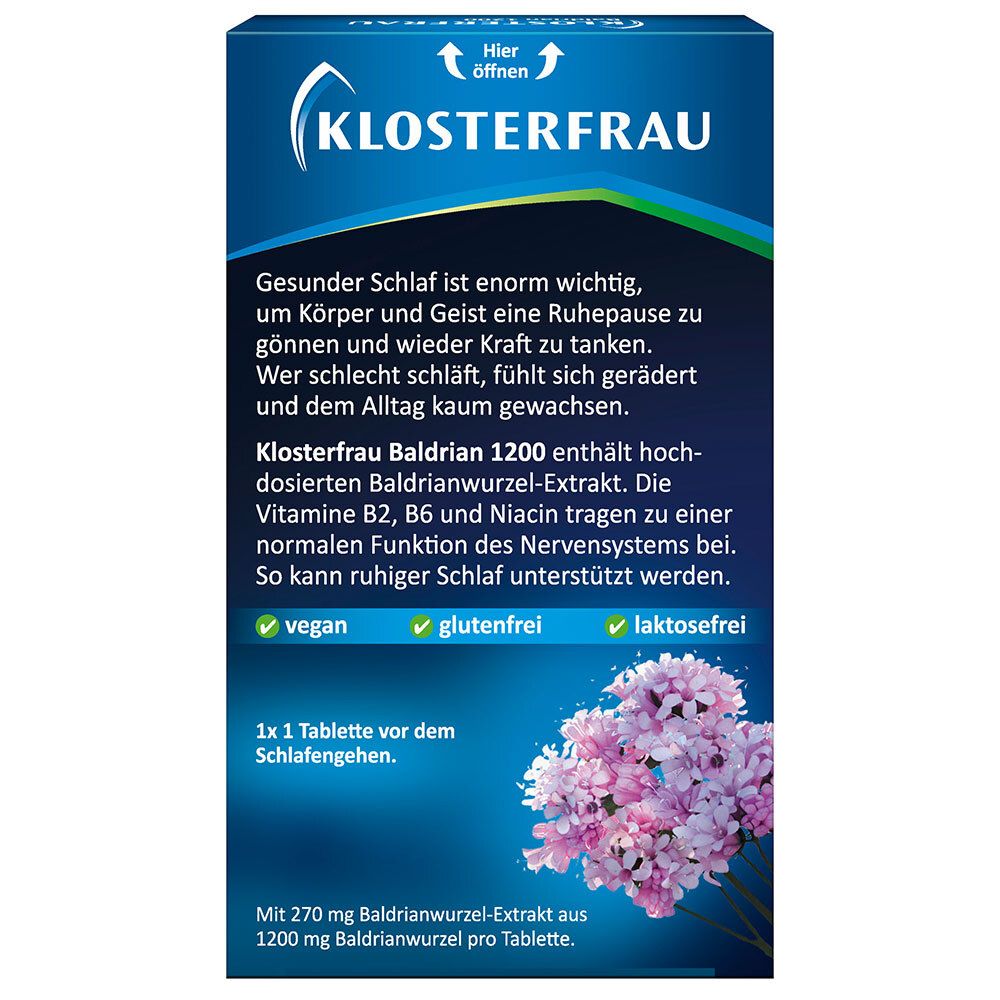 Klosterfrau Baldrian 1200 Tabletten 30 St