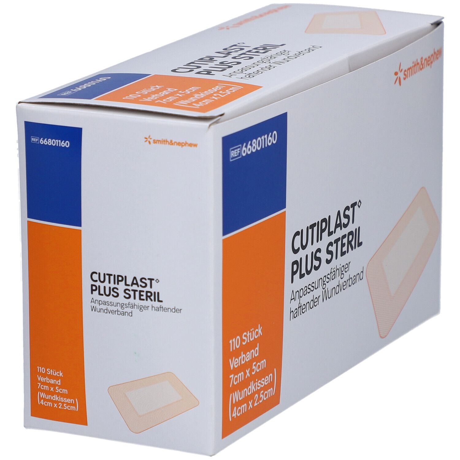 Cutiplast® Plus Steril 7 x 5 cm