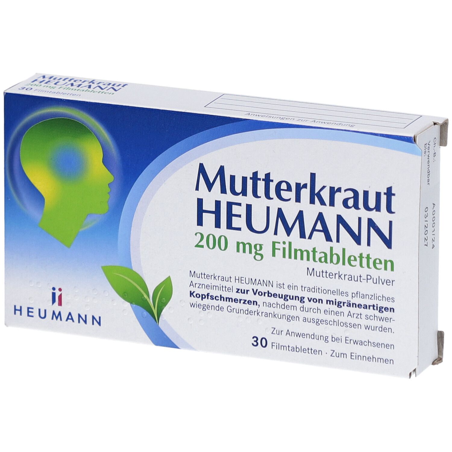 Heumann Pharma – Mutterkraut HEUMANN 200 mg Filmtabletten