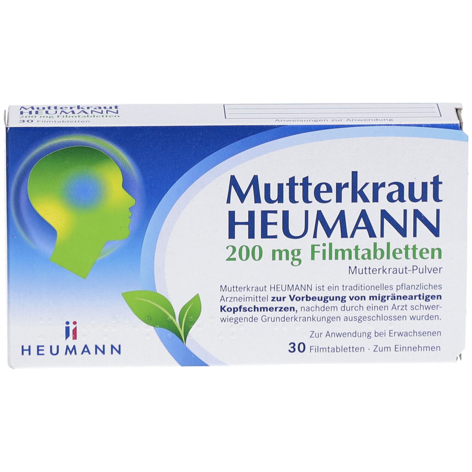 Heumann Pharma – Mutterkraut HEUMANN 200 mg Filmtabletten