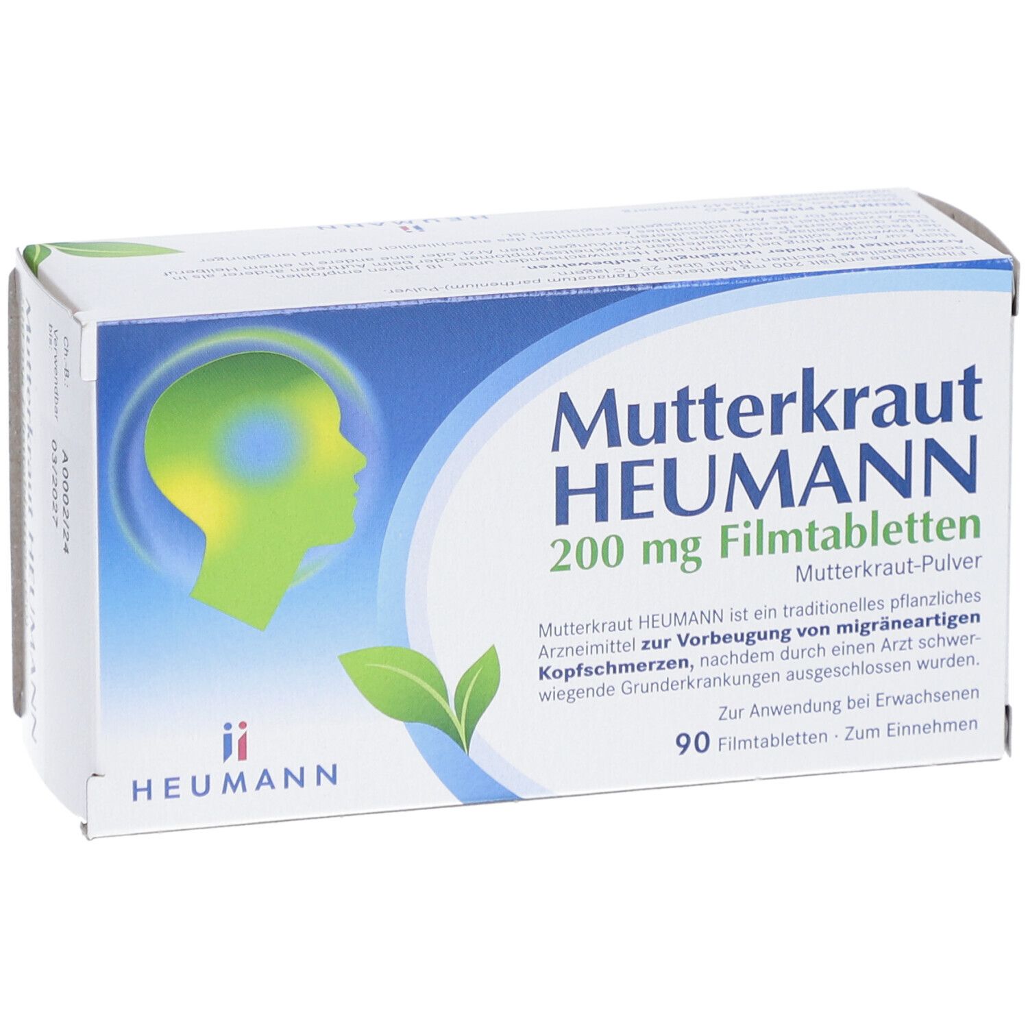 Heumann Pharma – Mutterkraut HEUMANN 200 mg Filmtabletten