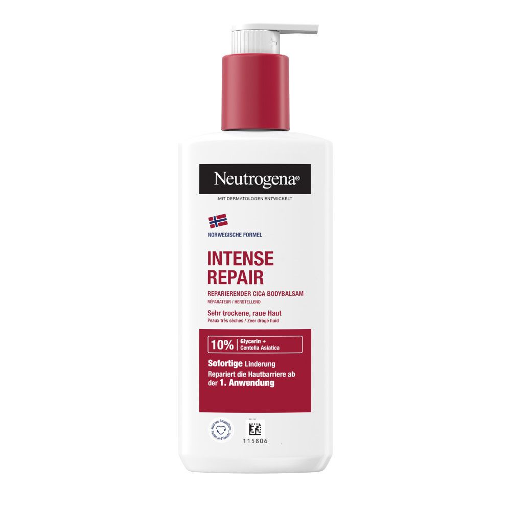 Neutrogena Norwegische Formel Intense Repair Reparierender CICA Bodybalsam (250 ml) für eine sofortige Linderung & mehr 