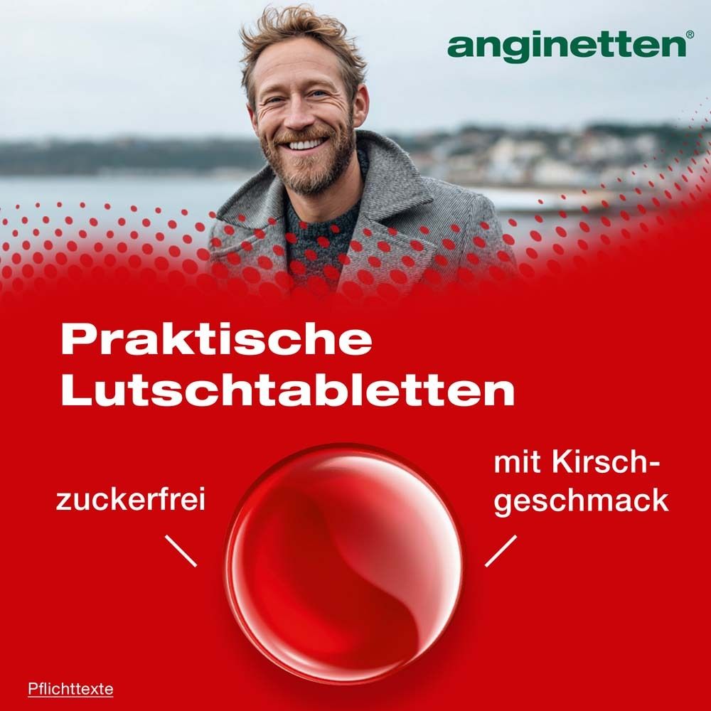 anginetten® Halstabletten zuckerfrei mit Kirschgeschmack