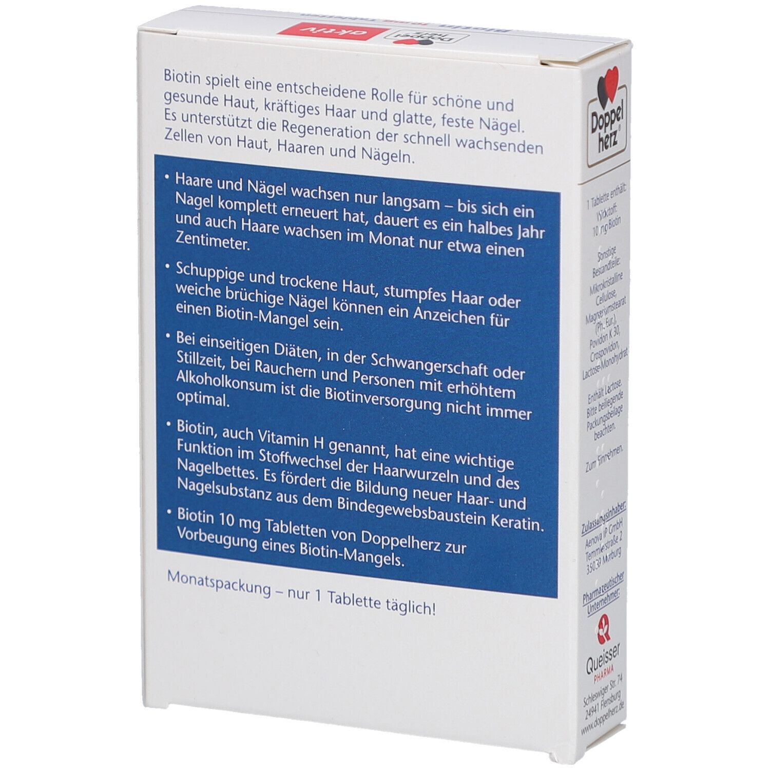 Doppelherz® aktiv Biotin 10 mg Tabletten