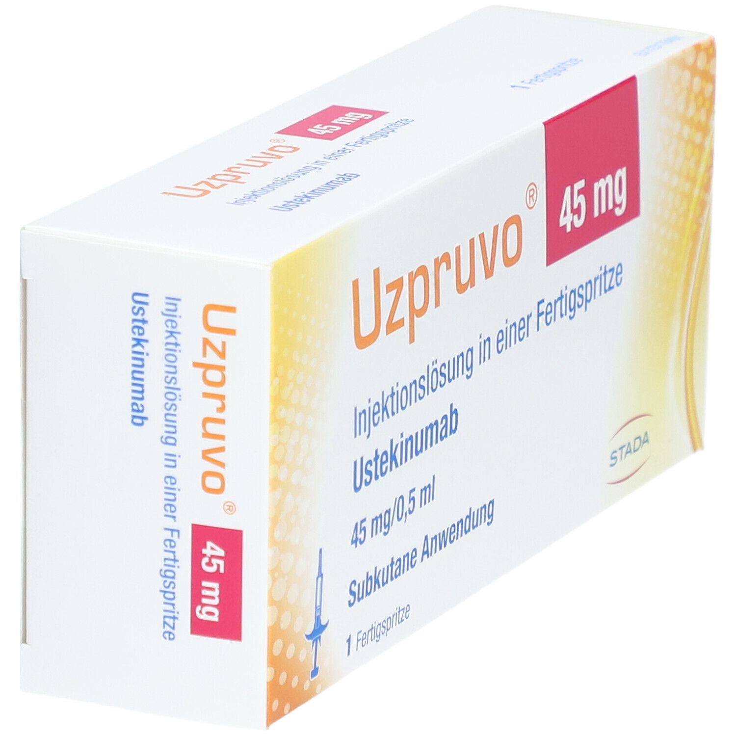 Uzpruvo 45 mg Injektionslösung i.e.Fertigspr. 1 St Infusionsemulsion