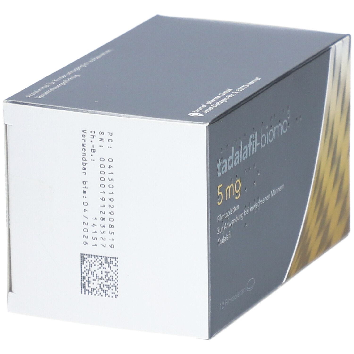 TADALAFIL-biomo 5 mg Filmtabletten