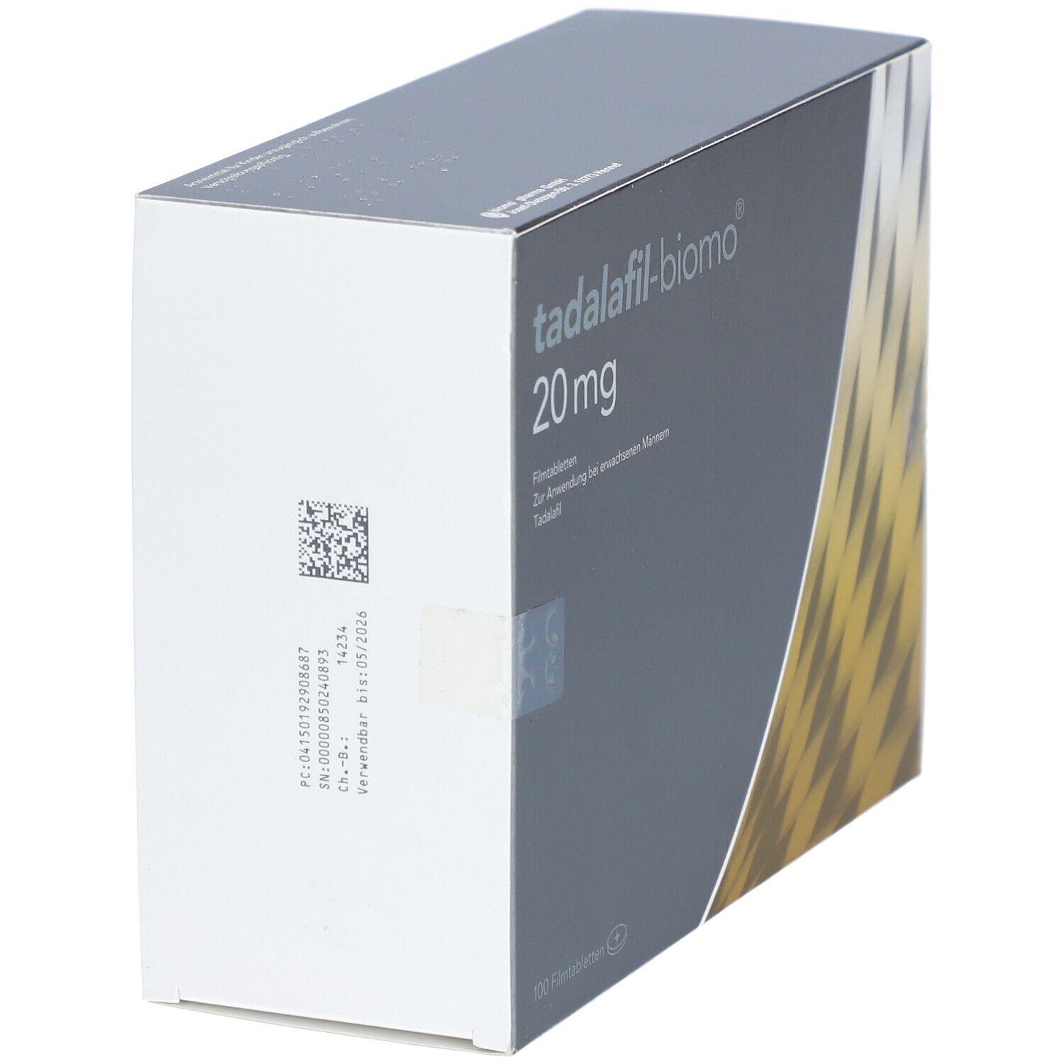 TADALAFIL-biomo 20 mg Filmtabletten