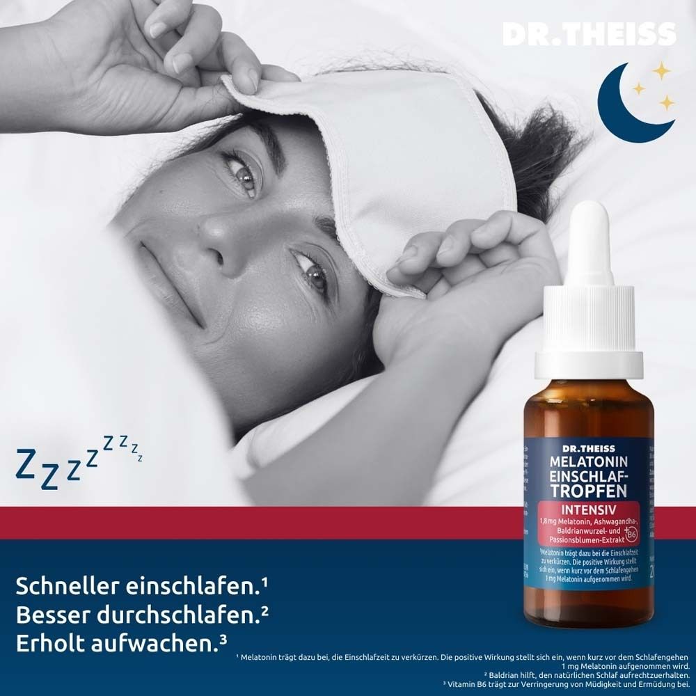 Dr.theiss Melatonin Einschlaf-Tropfen intensiv 20 ml Tropfen