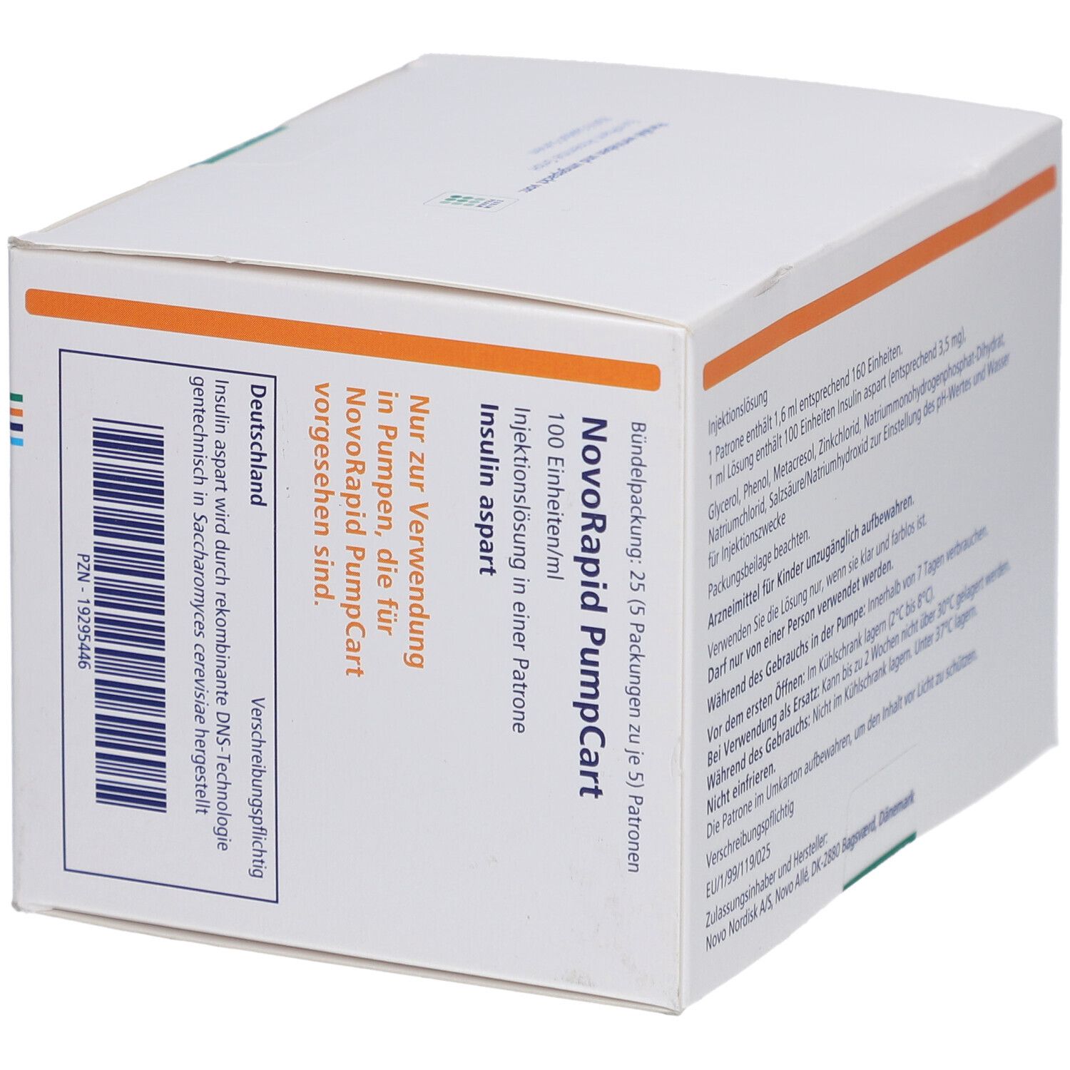NOVORAPID PumpCart 100 E/ml Inj.-Lsg.i.e.Patrone
