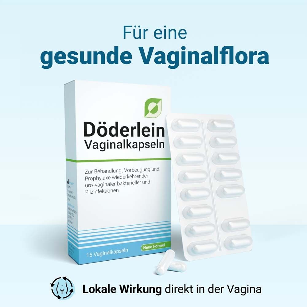 Döderlein Vaginalkapseln mit Milchsäurebakterien