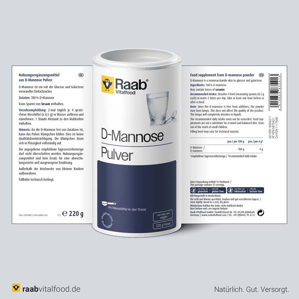 Raab Vitalfood® D-Mannose Pulver