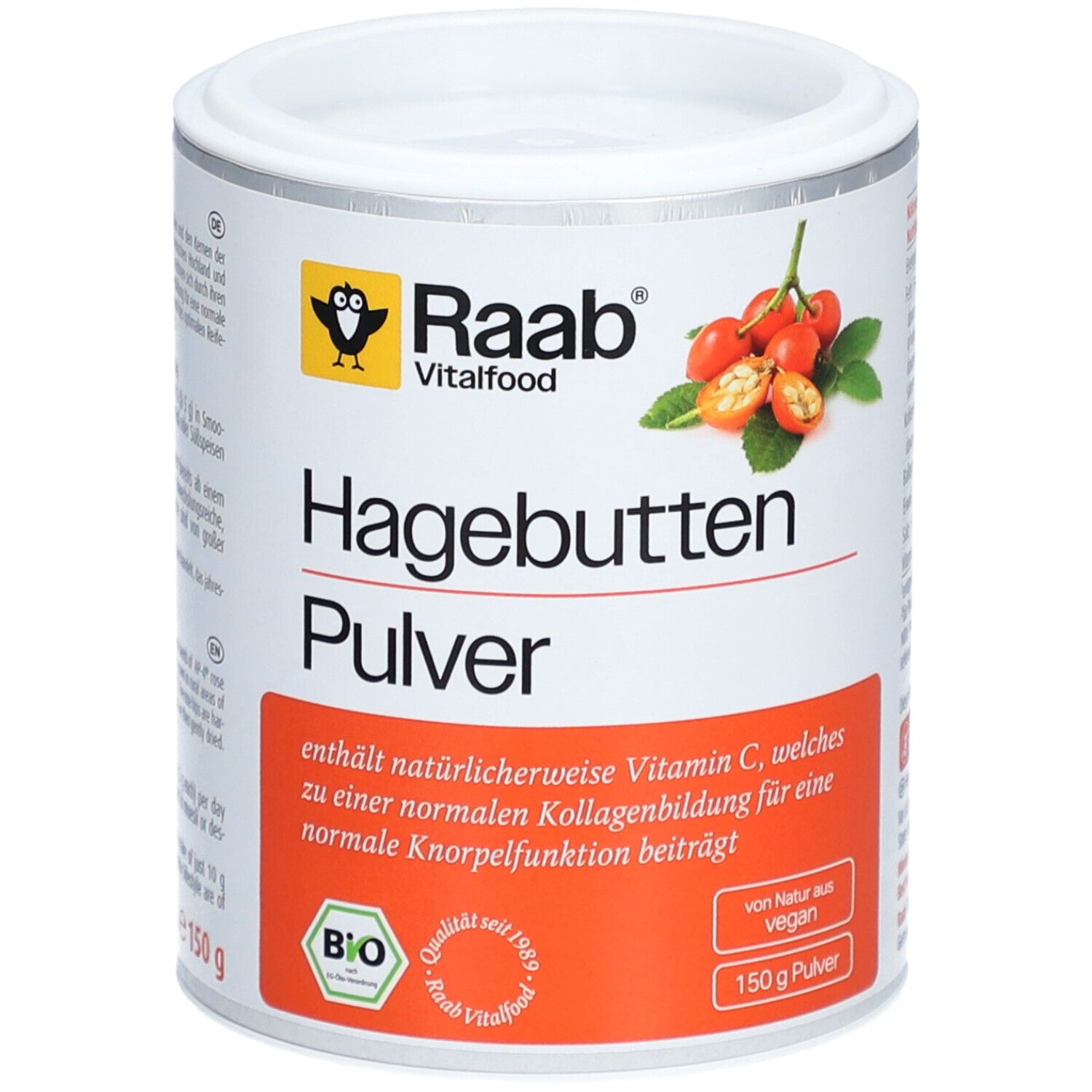 Raab Vitalfood Hagebutte Bio Pulver