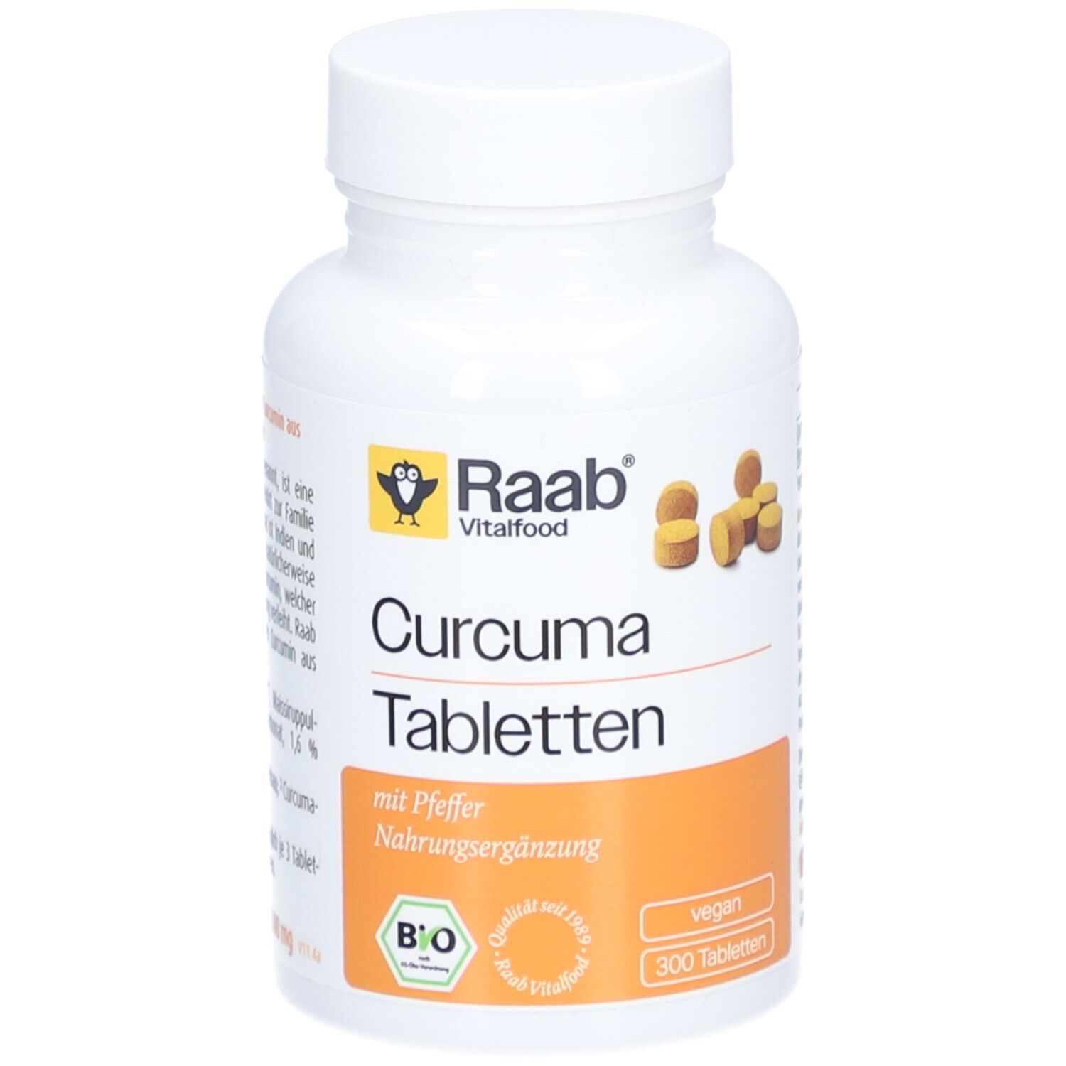 Raab Vitalfood Curcuma Bio Tabletten 300 St