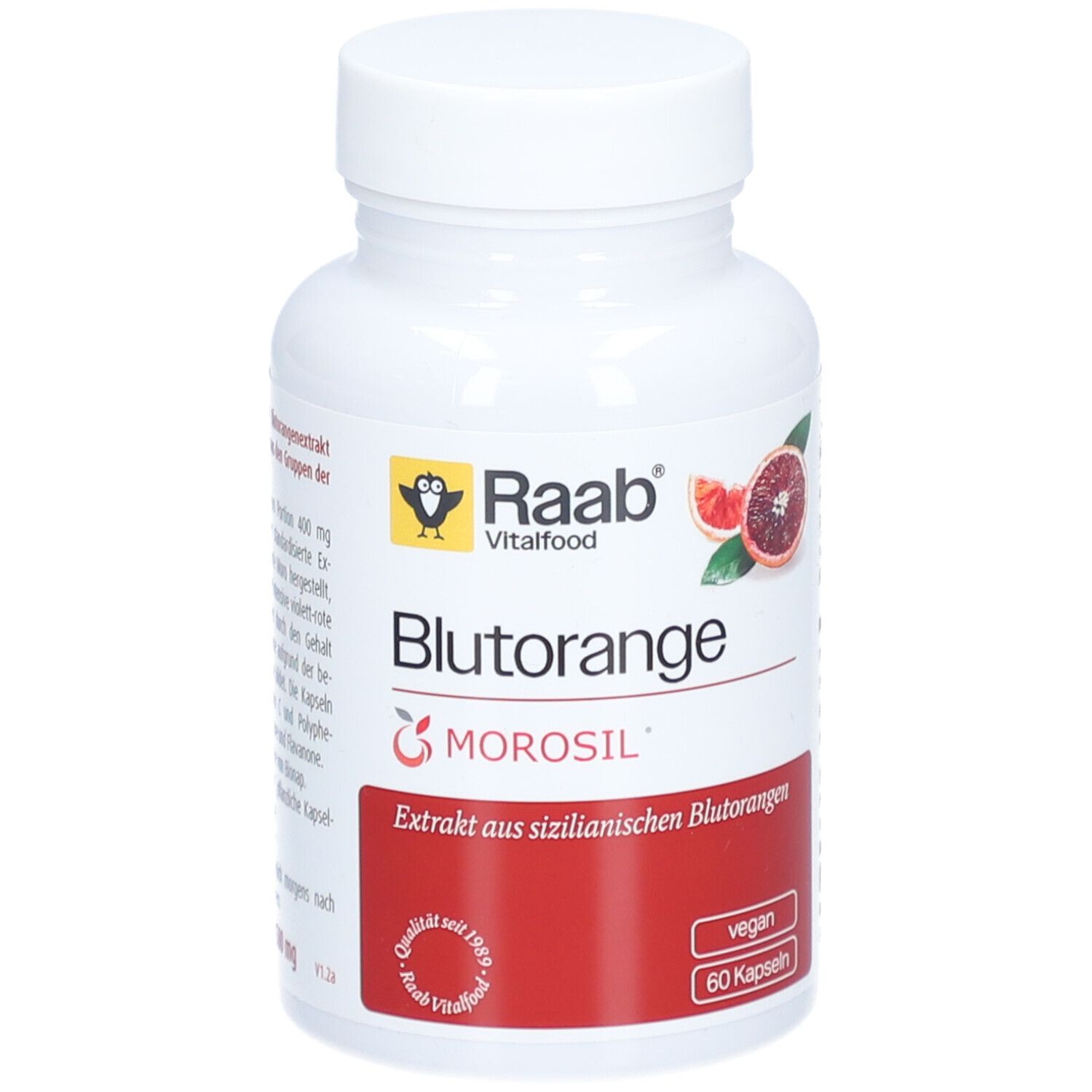 Raab Vitalfood Morosil Blutorange Kapseln 60 St