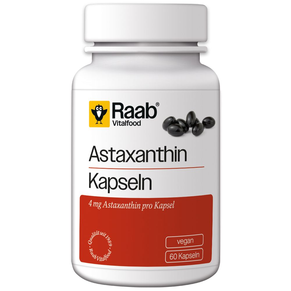 Raab Vitalfood® Gélules d'astaxanthine