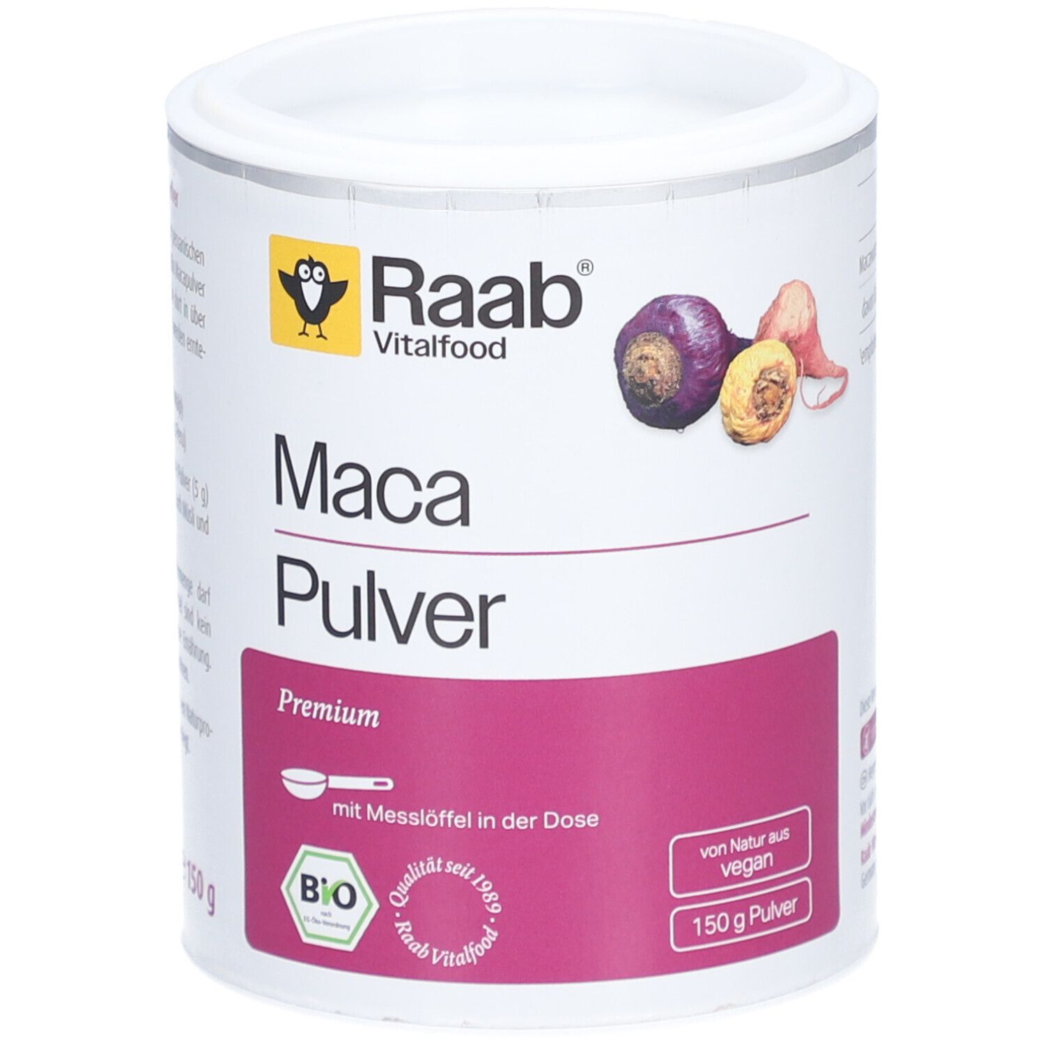 Raab Vitalfood Maca Bio Pulver 150 g