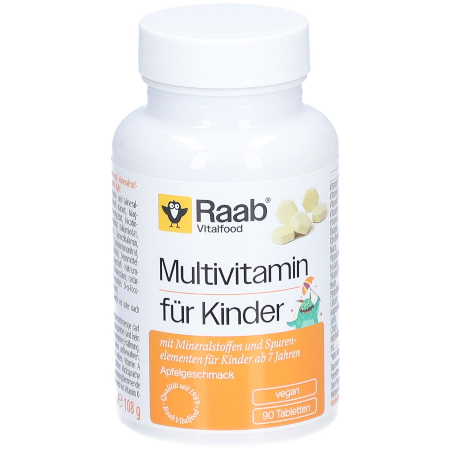 Raab Vitalfood Multivitamin für Kinder Pulver 90 St