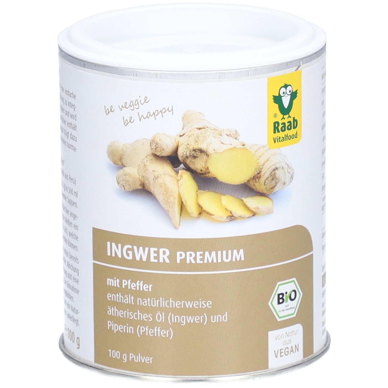 Raab Vitalfood Ingwer Premium Bio Pulver 100 g