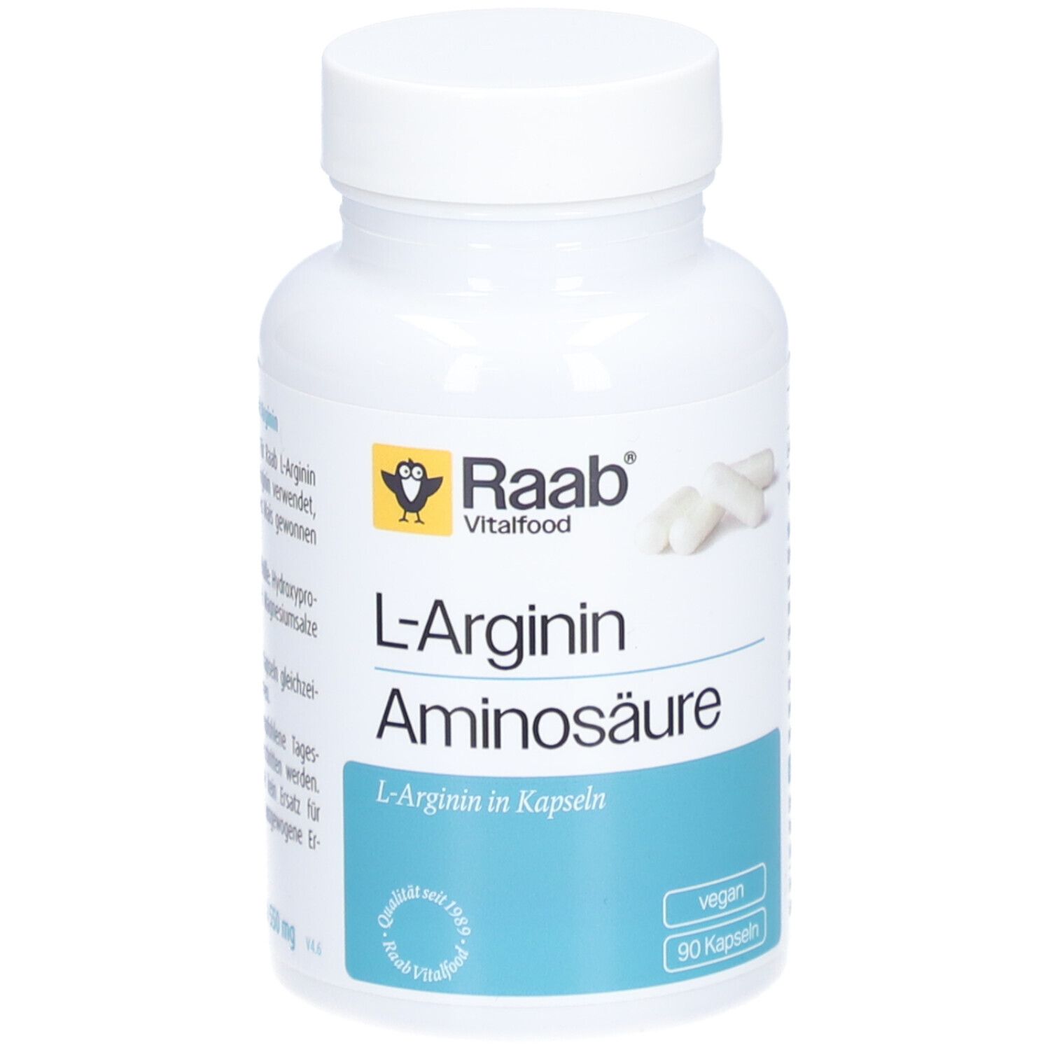 Raab Vitalfood L-Arginin Kapseln 90 St