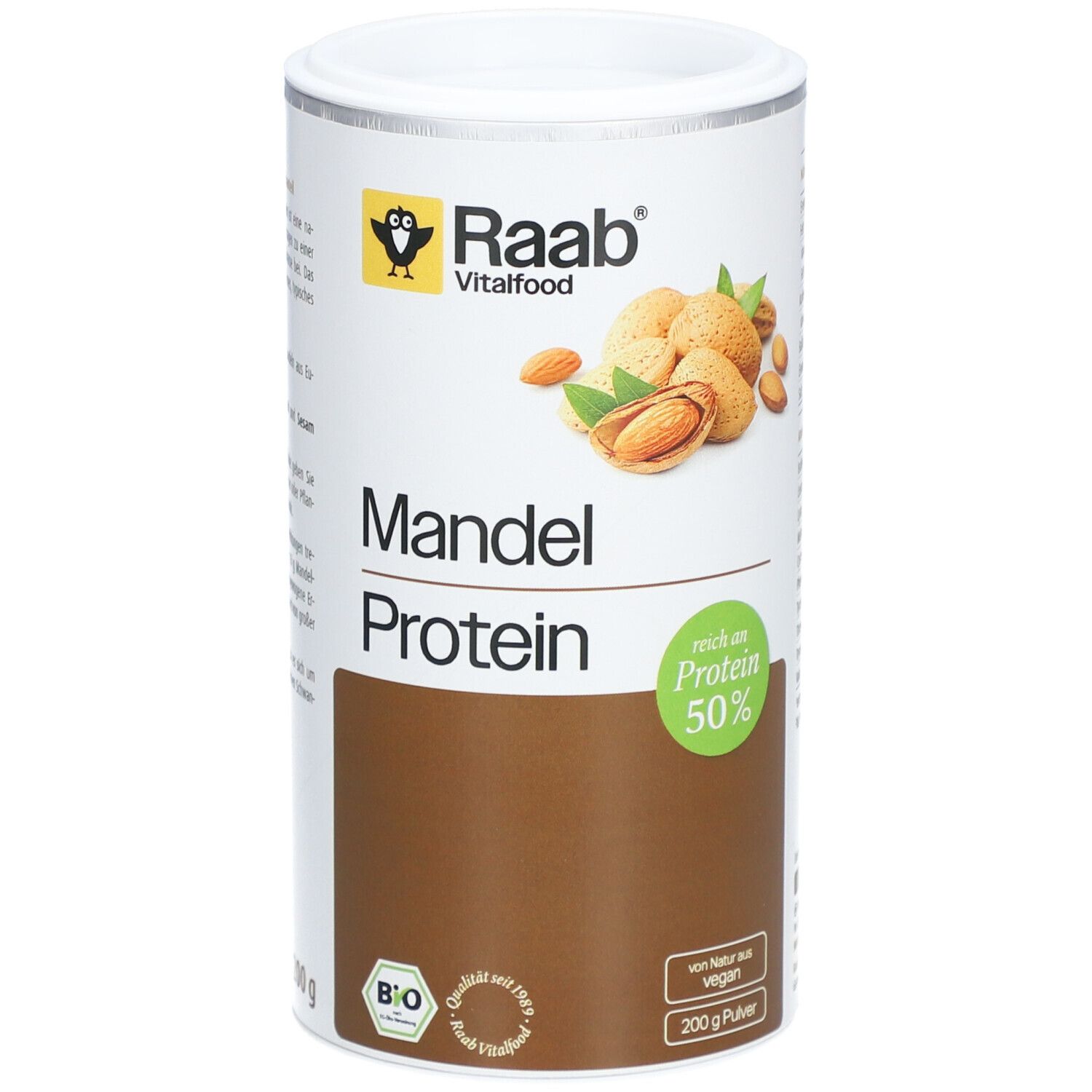 Raab Vitalfood Mandelprotein Bio Pulver 200 g